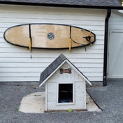 SUP Rack, Wall Storage, Suspenz, Marine Grade Black at Festive Water Paddlesports