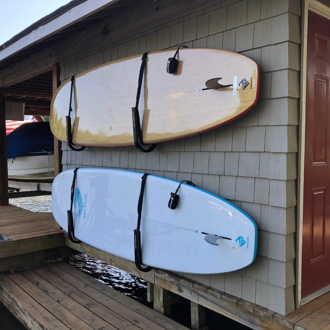 SUP Rack, Wall Storage, Suspenz, Marine Grade Black at Festive Water Paddlesports