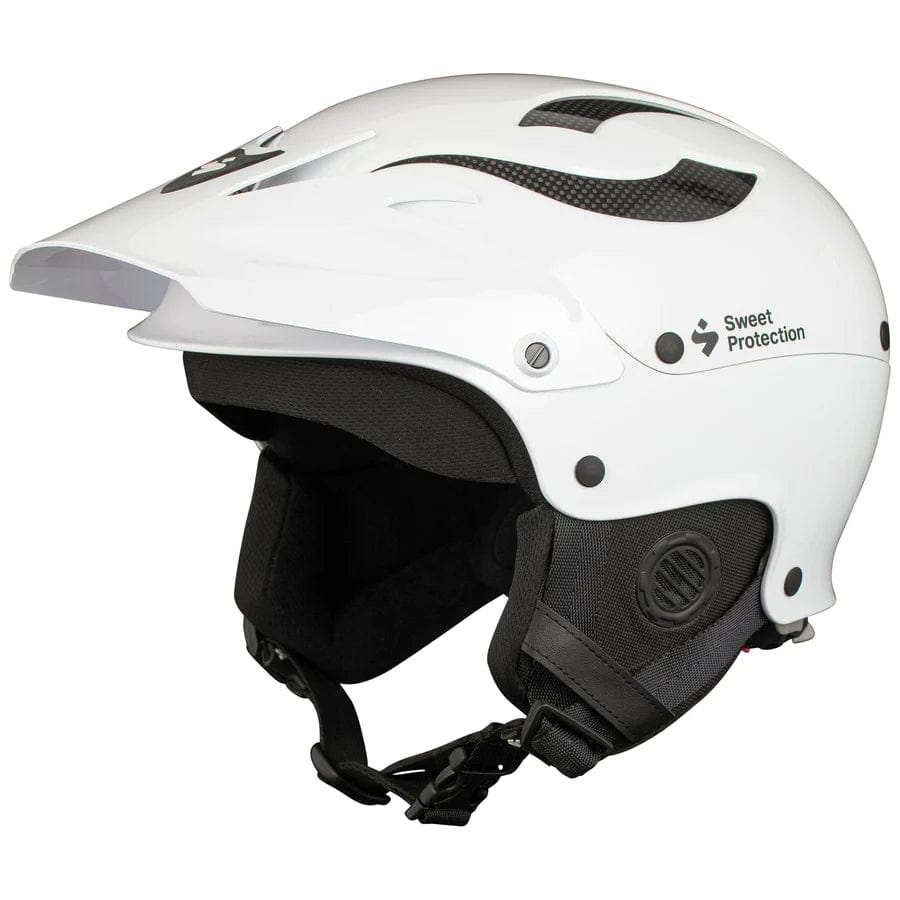 bike whitewater helmet Sweet Protection Rocker Helmet Gloss White, M/L