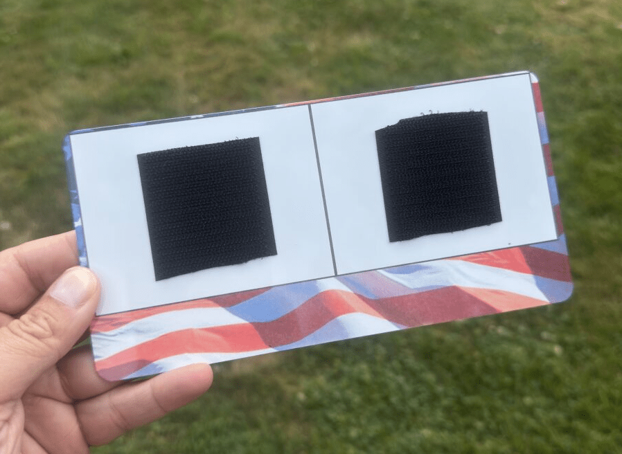 SwitchBoard, Measuring Board, Trash Panda Decals, at Festive Water Paddlesports