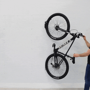 Swivel Mount Bike Storage Rack | 2 Bike Garage Wall Hooks | Mud