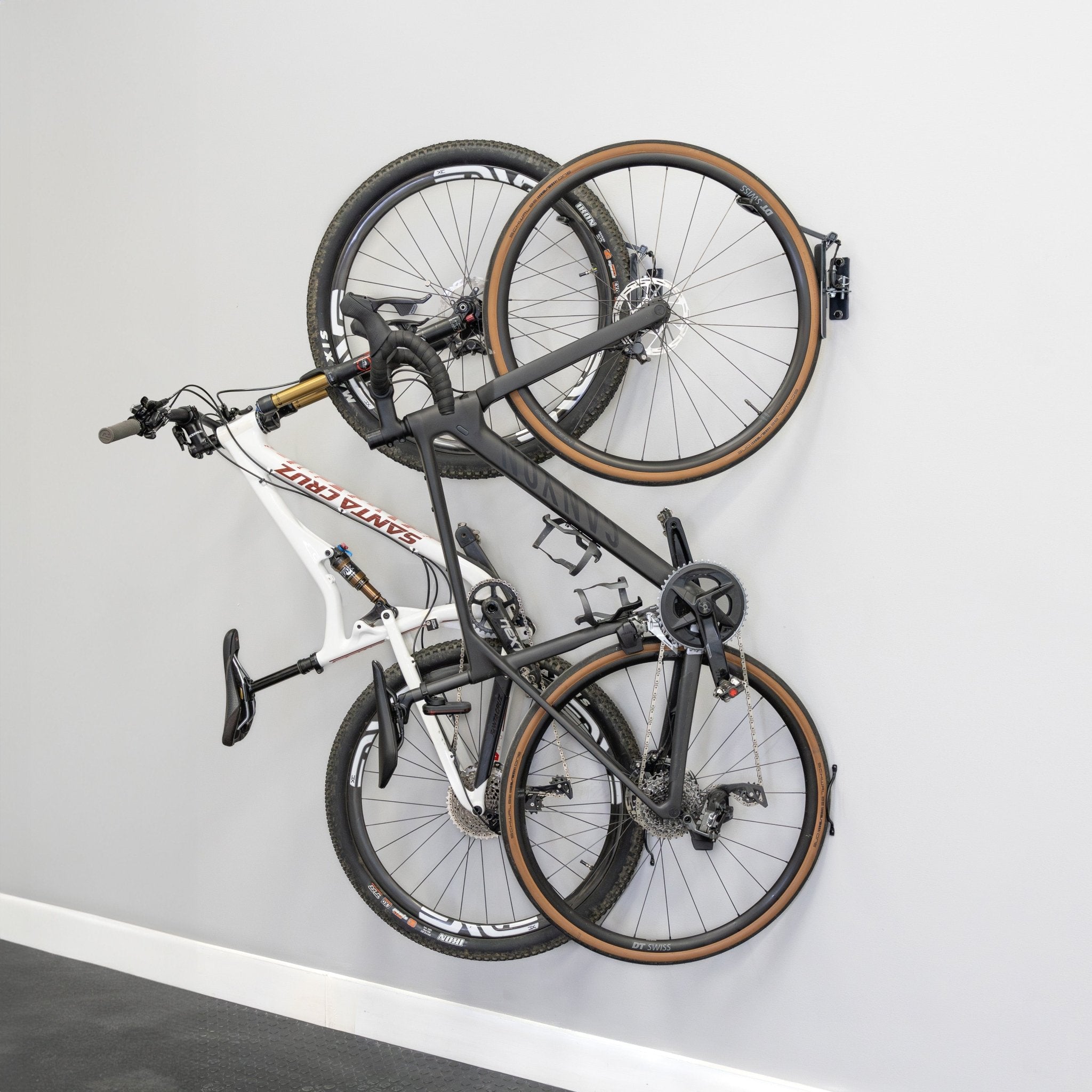 Swivel Mount Bike Storage Rack | 2 Bike Garage Wall Hooks | Deep Water, Wall Mounted, StoreYourBoard, , , at Festive Water Paddlesports
