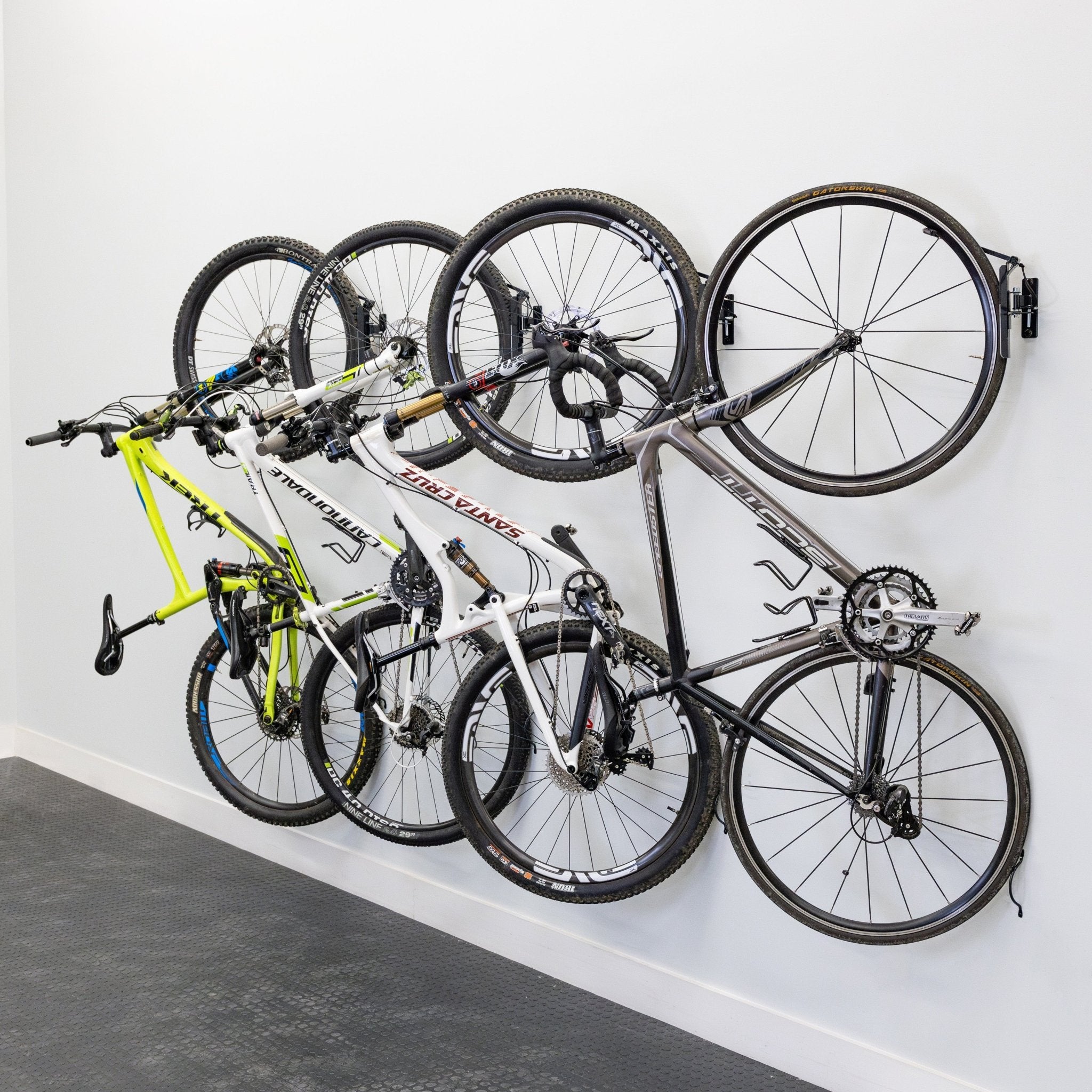 Swivel Mount Bike Storage Rack | 4 Bicycle | Garage Wall Hook | Deep Water, Wall Mounted, StoreYourBoard, , , at Festive Water Paddlesports