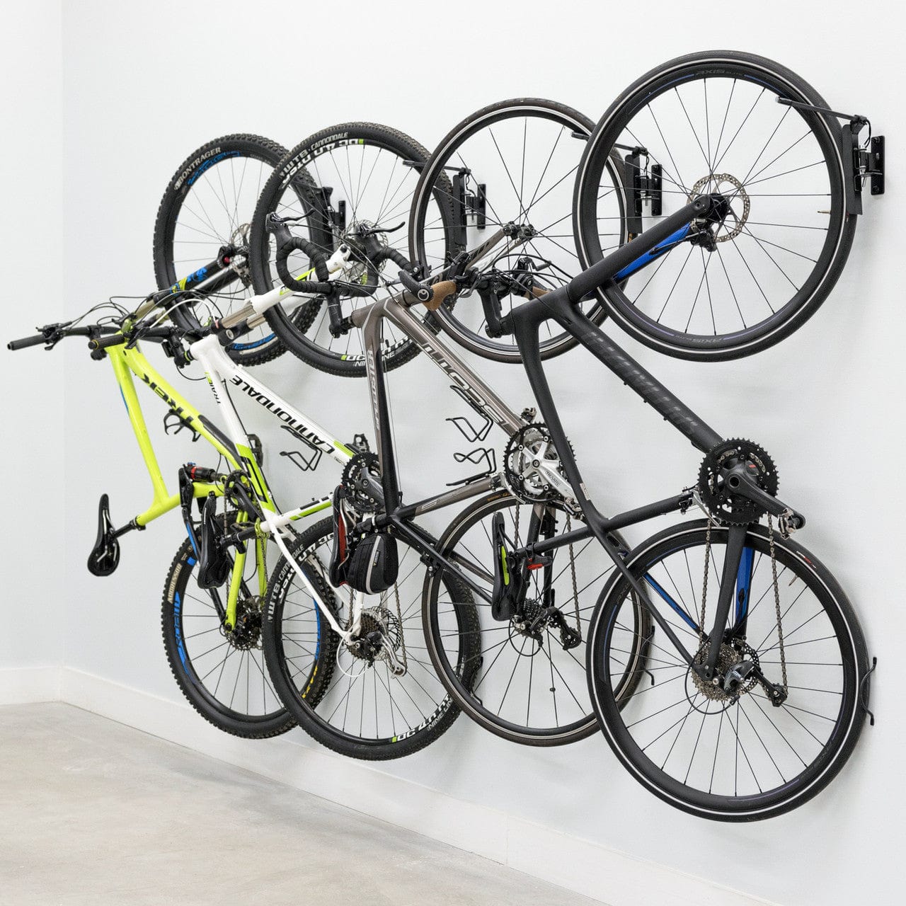 Swivel Mount Bike Storage Rack | 4 Bicycle | Garage Wall Hook, Wall Mounted, StoreYourBoard, , , at Festive Water Paddlesports