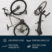 SwivelStow No - Lift Road & Gravel E - Bike Rack | 1 Pack, Wall Mounted, StoreYourBoard, , , at Festive Water Paddlesports
