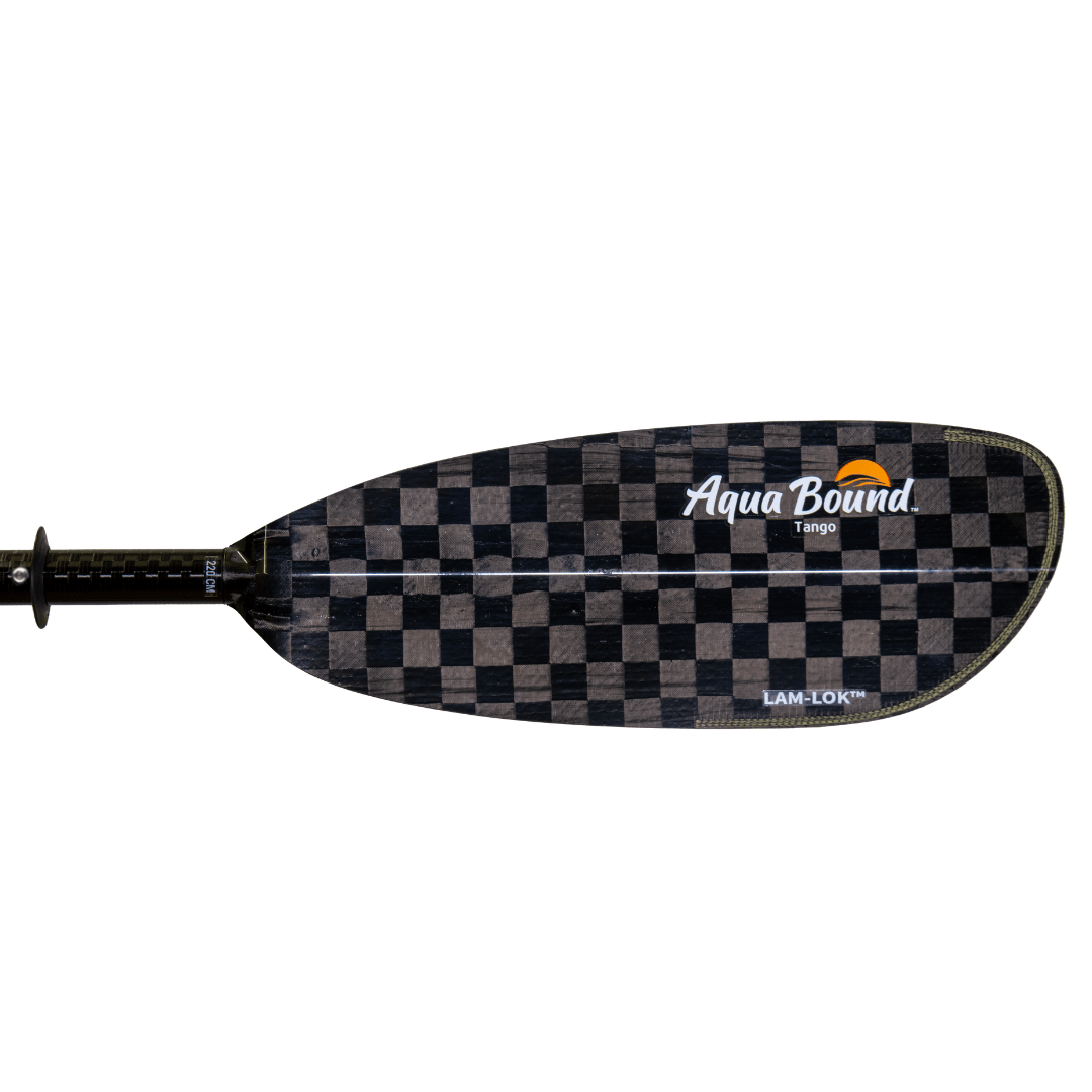 Tango Carbon 2-Piece Posi-Lok Bent Shaft Kayak Paddle, Kayak Paddle, Aqua Bound, 210 cm at Festive Water Paddlesports