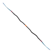 Tango Fiberglass 2-Piece Bent Shaft Kayak Paddle, Kayak Paddle, Aqua Bound, Northern Lights 210 cm at Festive Water Paddlesports