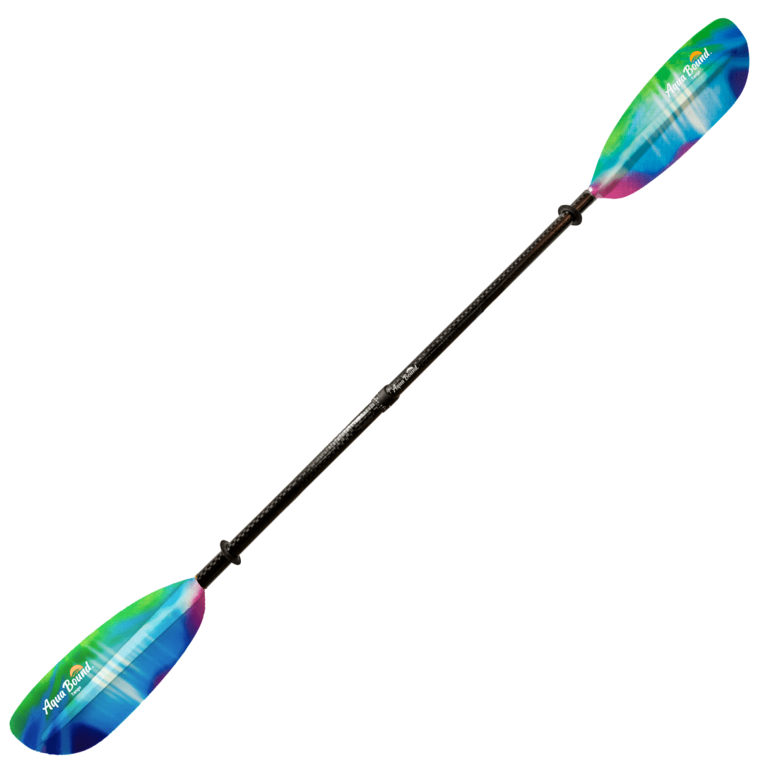 Tango Fiberglass 2-Piece Versa-Lok Straight Shaft Kayak Paddle, Kayak Paddle, Aqua Bound, Northern Lights 200-215 at Festive Water Paddlesports