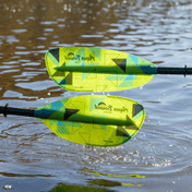 Tango Fiberglass 4-Piece Straight Shaft Kayak Paddle, Kayak Paddle, Aqua Bound, Geo Punch 210 cm at Festive Water Paddlesports