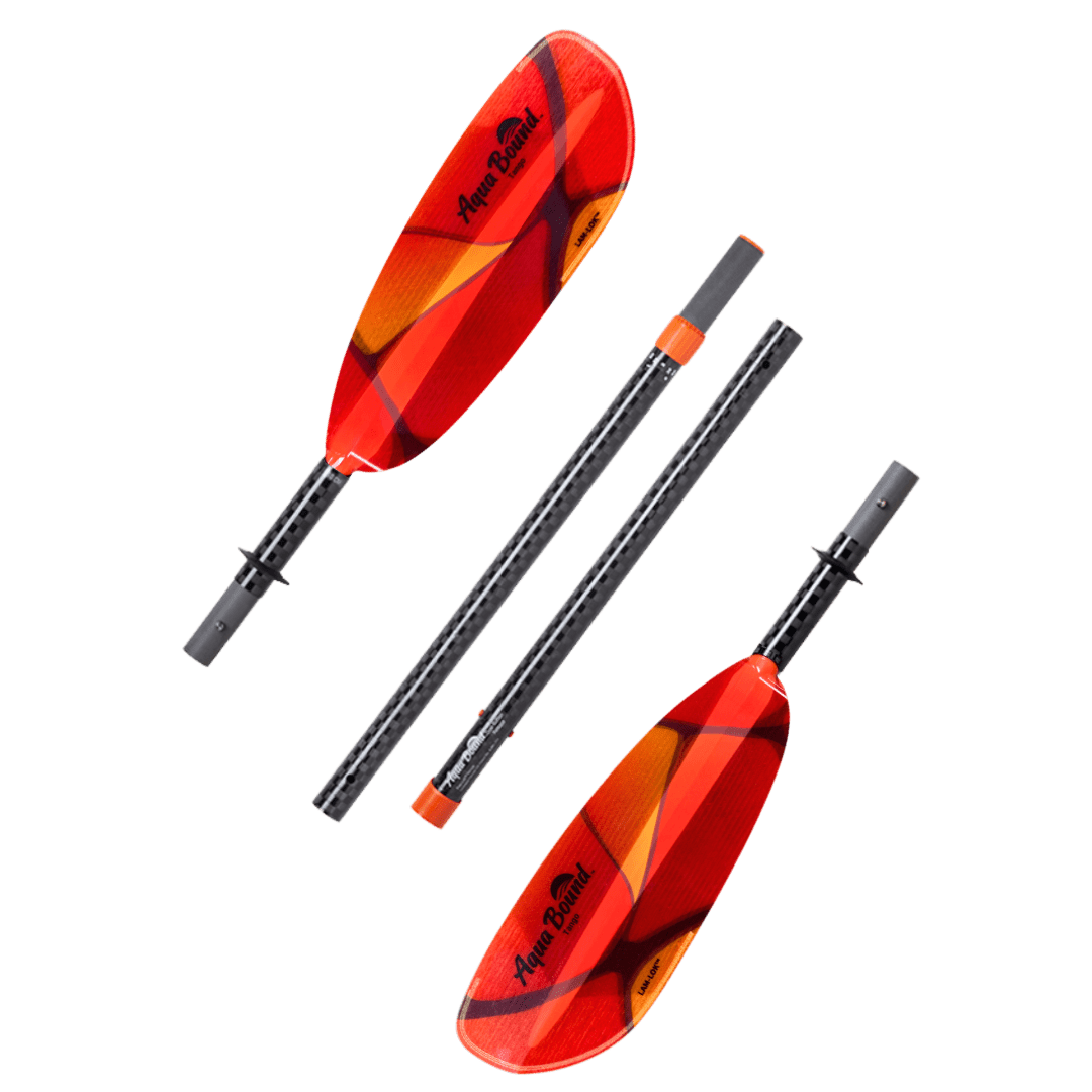 Tango Fiberglass 4-Piece Straight Shaft Kayak Paddle, Kayak Paddle, Aqua Bound, Solar Flare 210 cm at Festive Water Paddlesports