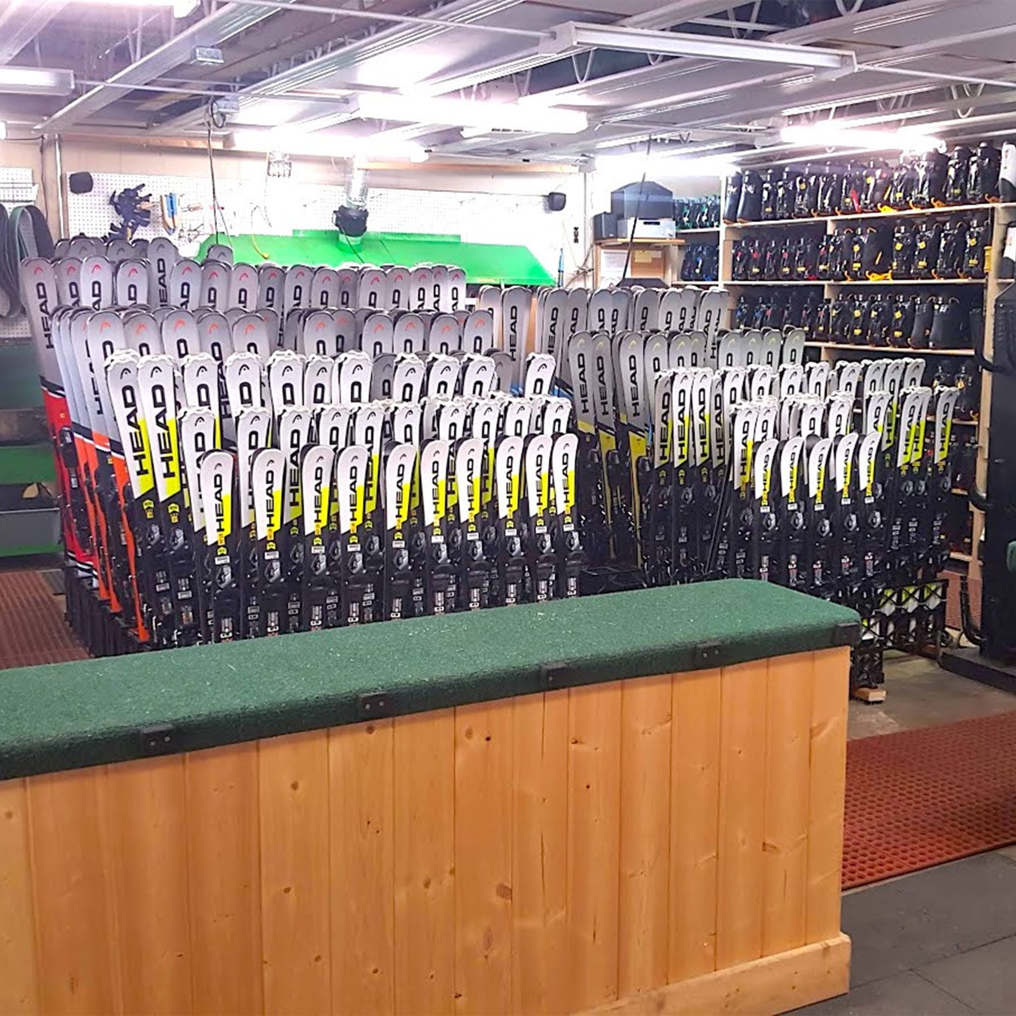 Telluride Ski Storage Rack for Rental Shops | Holds up to 16 Pairs of Skis, Freestanding, StoreYourBoard, 2 Rows, , at Festive Water Paddlesports