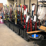 Telluride Ski Storage Rack for Rental Shops | Holds up to 16 Pairs of Skis, Freestanding, StoreYourBoard, 2 Rows, , at Festive Water Paddlesports