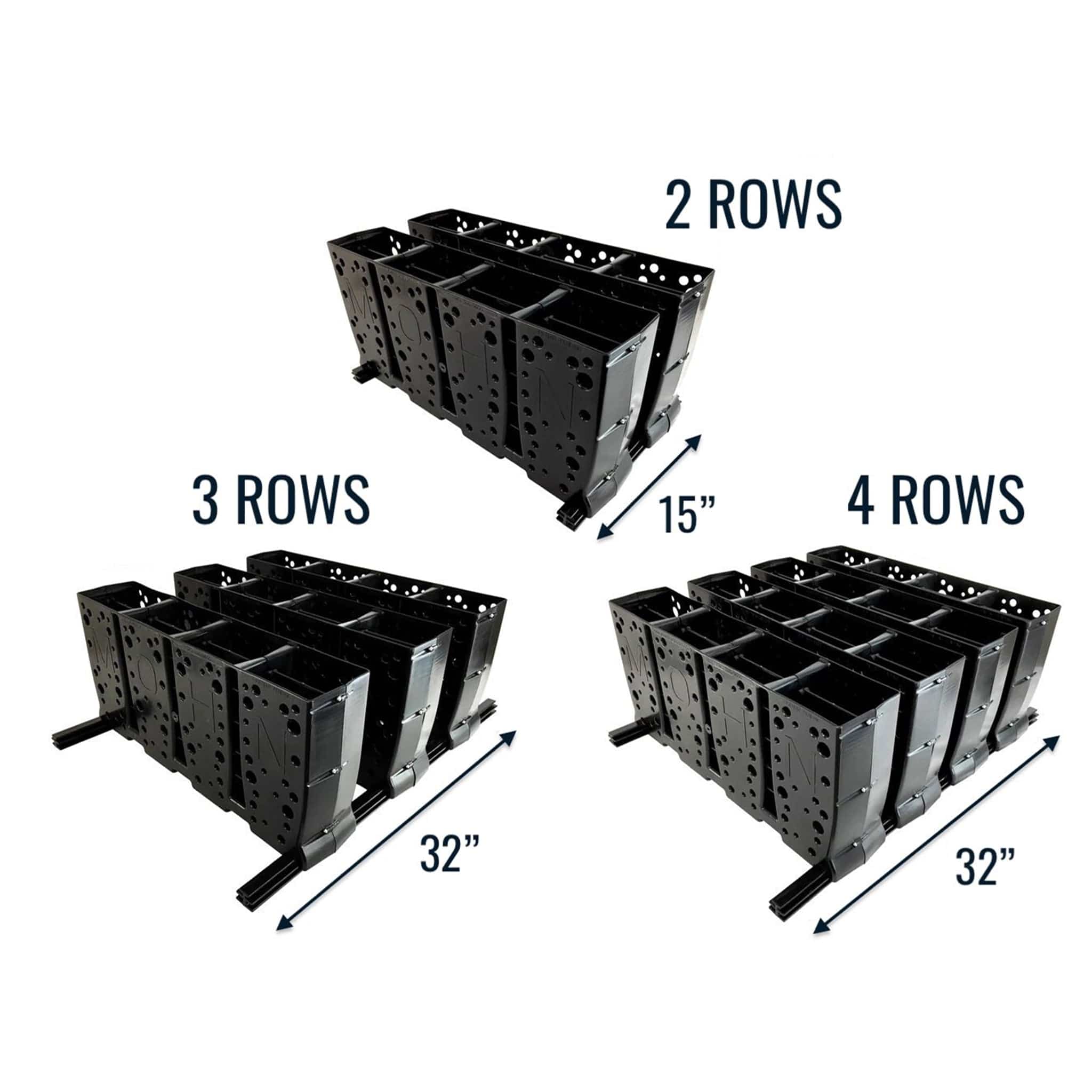 Telluride Ski Storage Rack for Rental Shops | Holds up to 16 Pairs of Skis, Freestanding, StoreYourBoard, 2 Rows, , at Festive Water Paddlesports