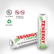 Tenergy AAA Centura NiMH Rechargeable Battery - 4 Pack, Battery, Fenix Store, at Festive Water Paddlesports