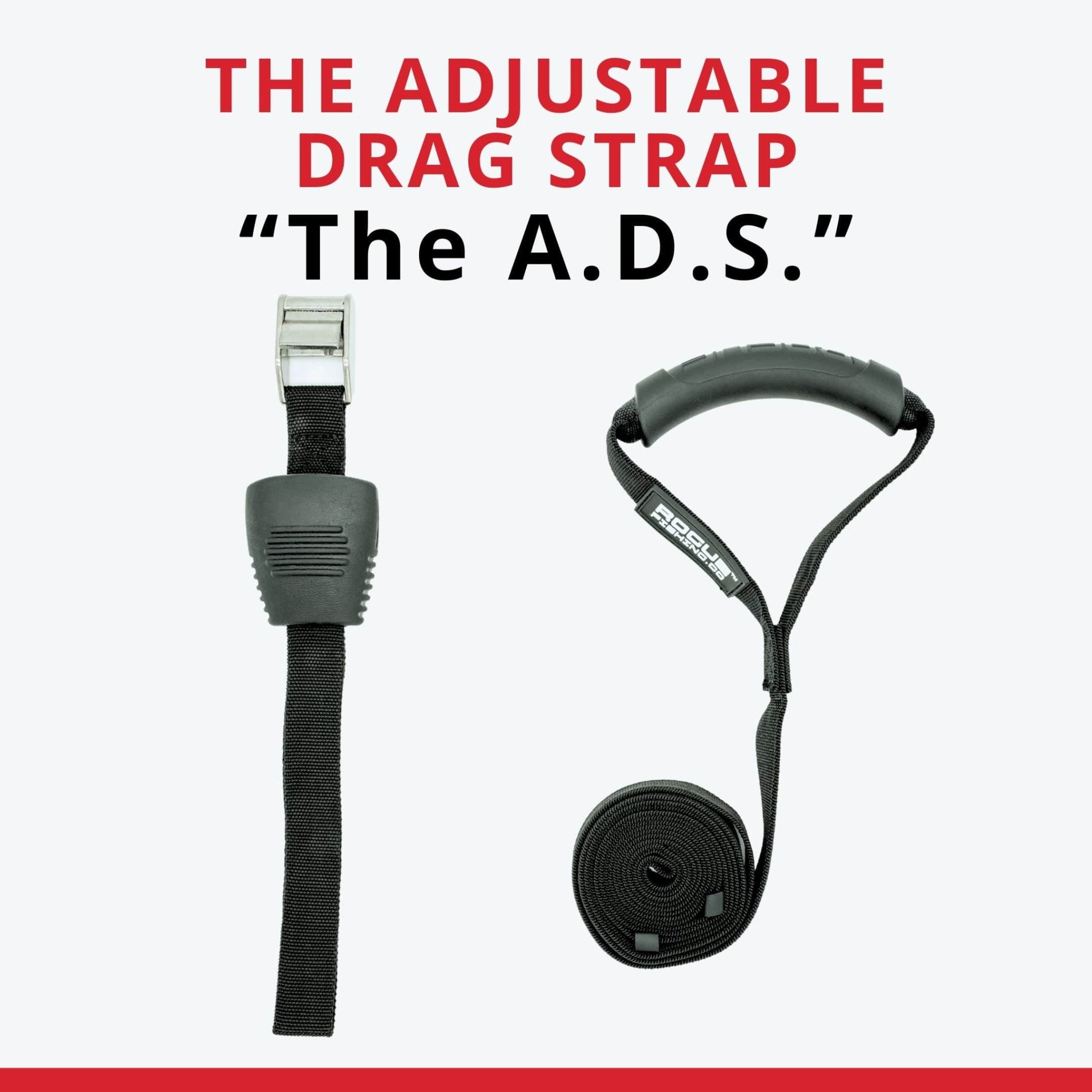 The Adjustable Drag Strap "The A.D.S.", , Rogue Fishing Co., , , at Festive Water Paddlesports