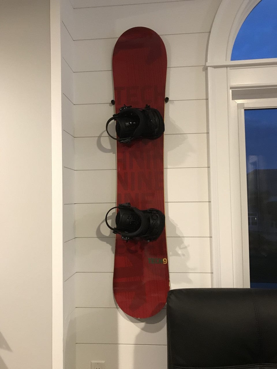 The Cinch Snowboard Display | Floating Rack | 1 Board, Wall Mounted, StoreYourBoard, , , at Festive Water Paddlesports