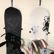 The Cinch Snowboard Display | Floating Rack | 2 Boards, Wall Mounted, StoreYourBoard, , , at Festive Water Paddlesports