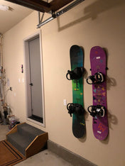 The Cinch Snowboard Display | Floating Rack | 2 Boards, Wall Mounted, StoreYourBoard, , , at Festive Water Paddlesports
