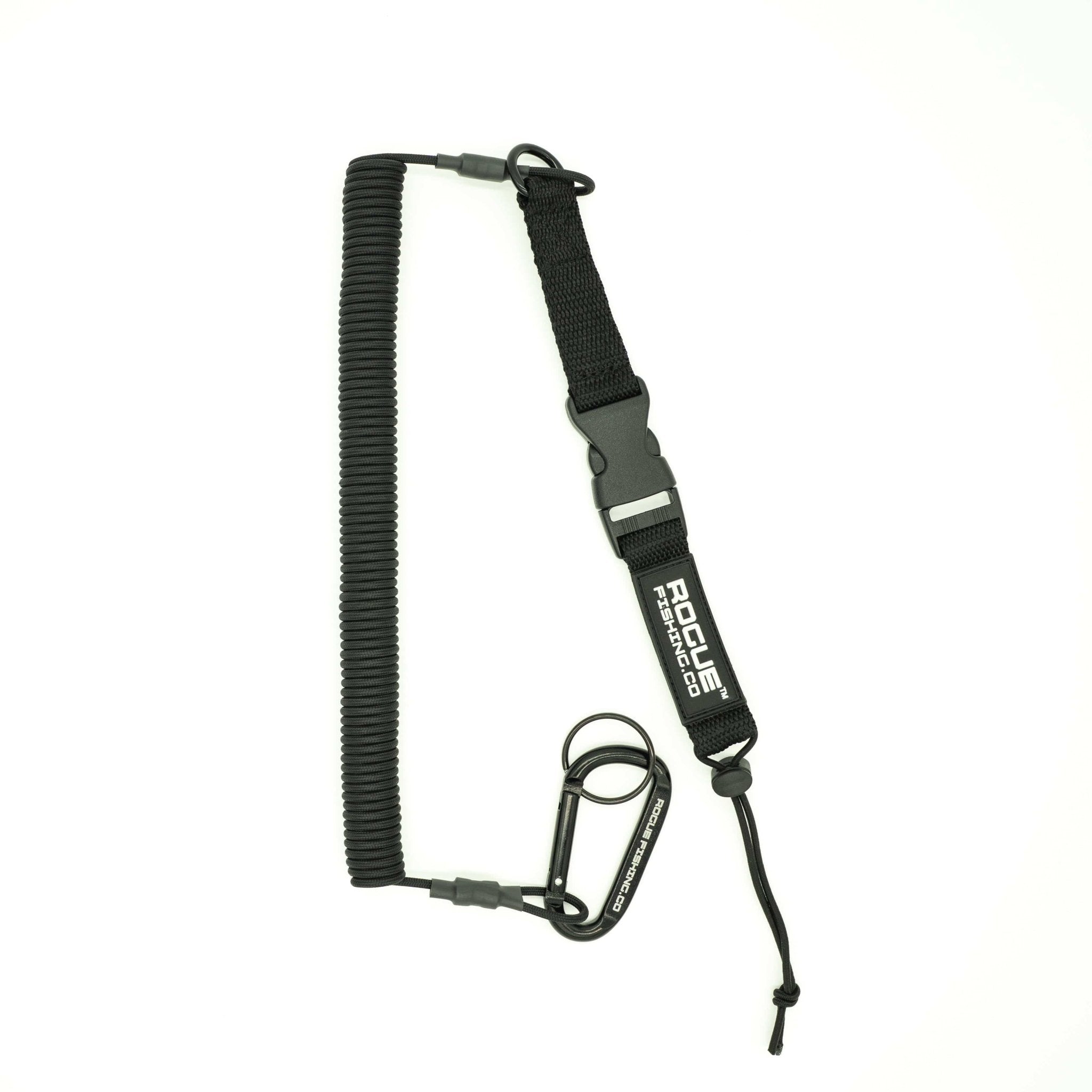The Defender™ Rod & Paddle Leash, , Rogue Fishing Co., Black, , at Festive Water Paddlesports