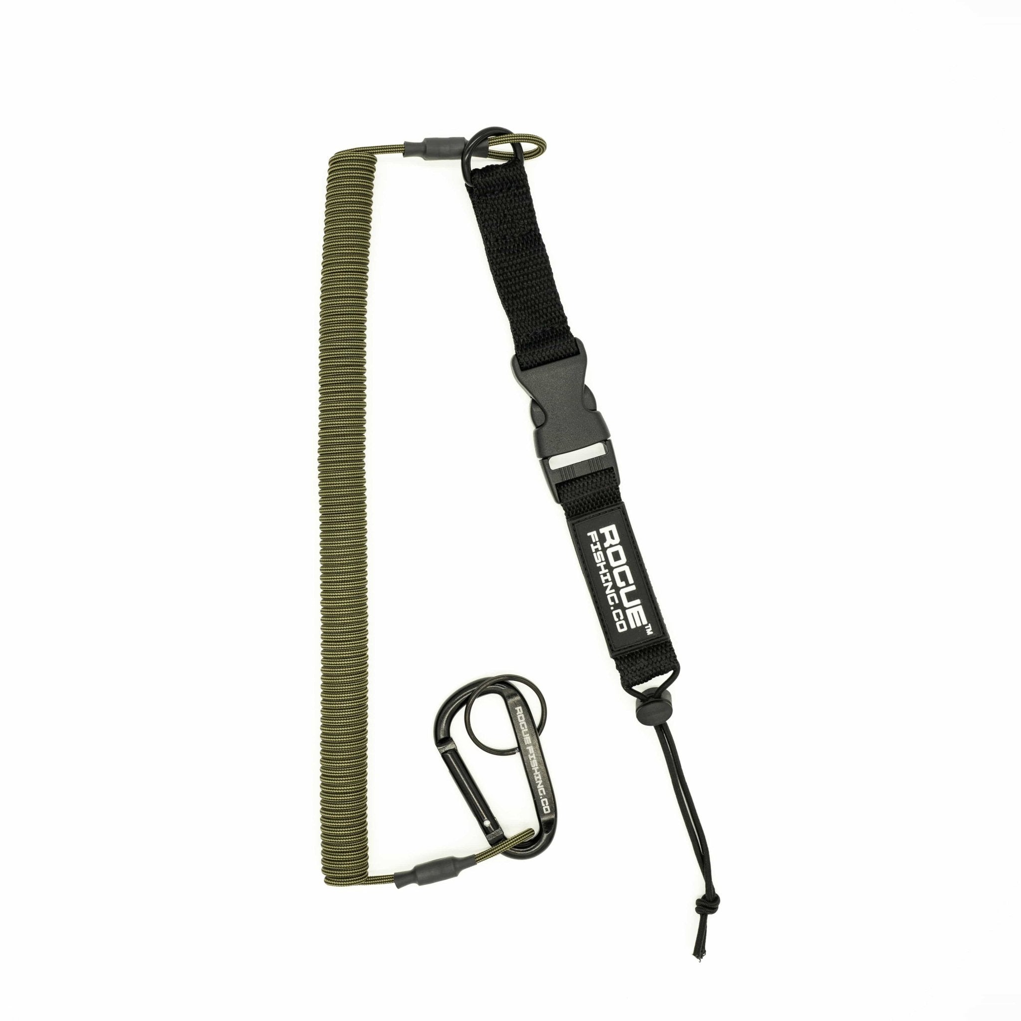 The Defender™ Rod & Paddle Leash, , Rogue Fishing Co., Green, , at Festive Water Paddlesports