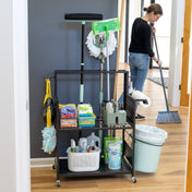 The Everything Utility Cart with Pegboard & Bucket Rack, Freestanding, StoreYourBoard, , , at Festive Water Paddlesports