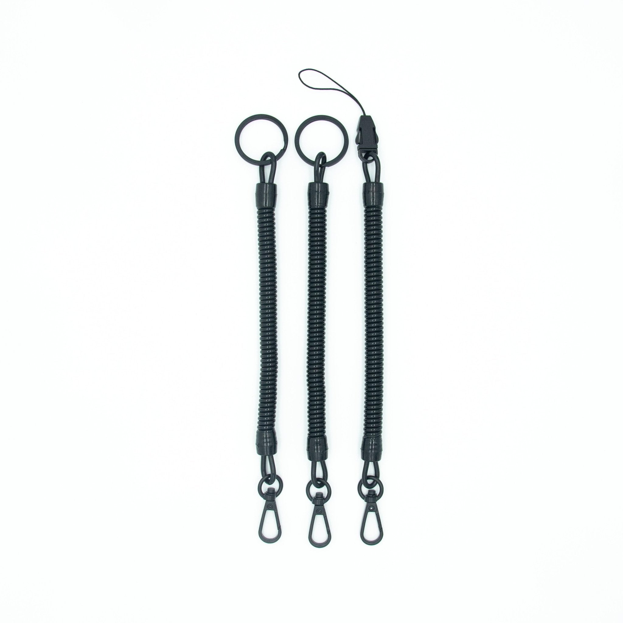 The Guardian™ Micro Series Leash, , Rogue Fishing Co., 3 - pack Split Ring x2; Quick Connect x1, , at Festive Water Paddlesports