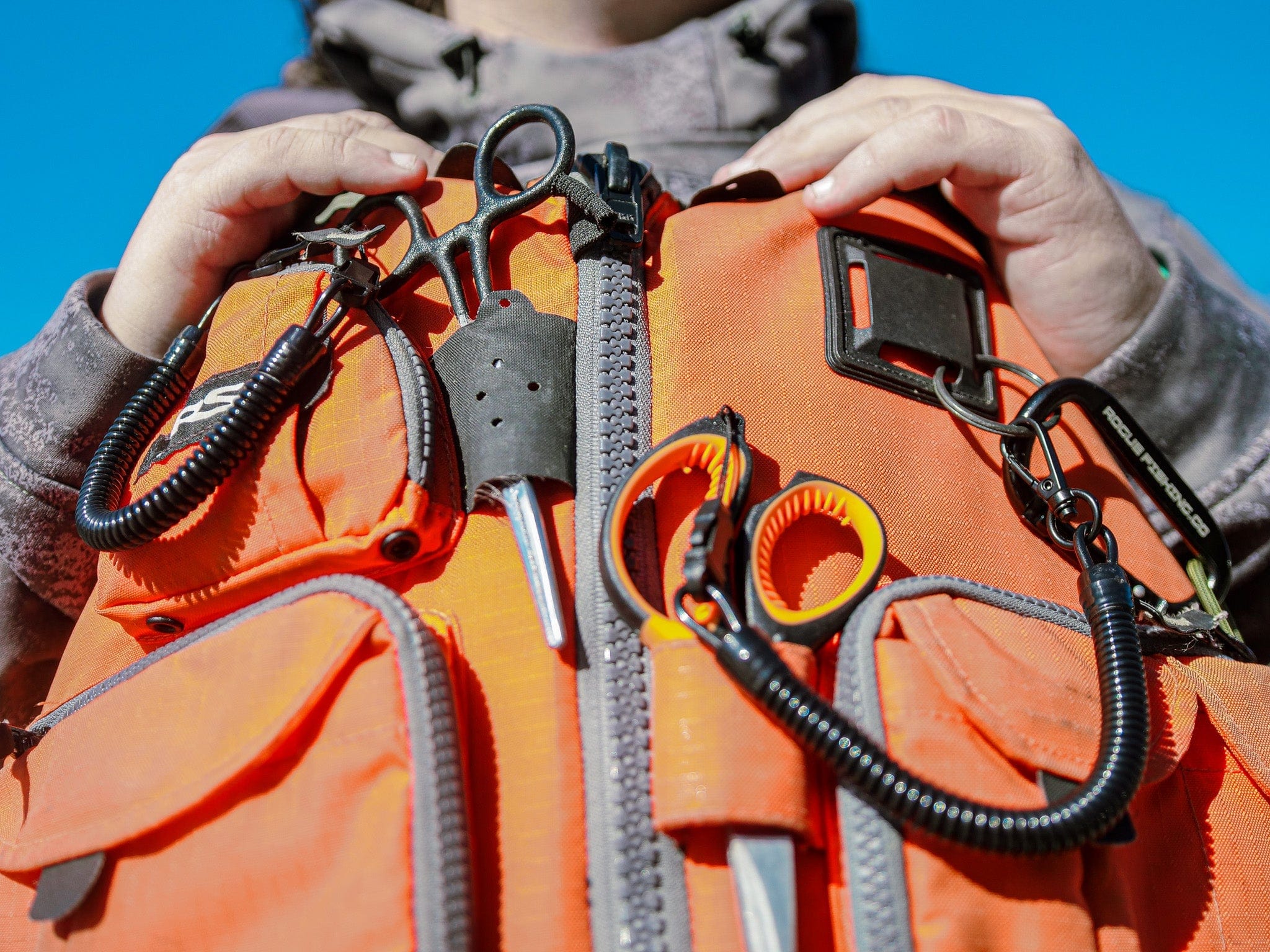 The Guardian™ Micro Series Leash, , Rogue Fishing Co., Split Ring, , at Festive Water Paddlesports