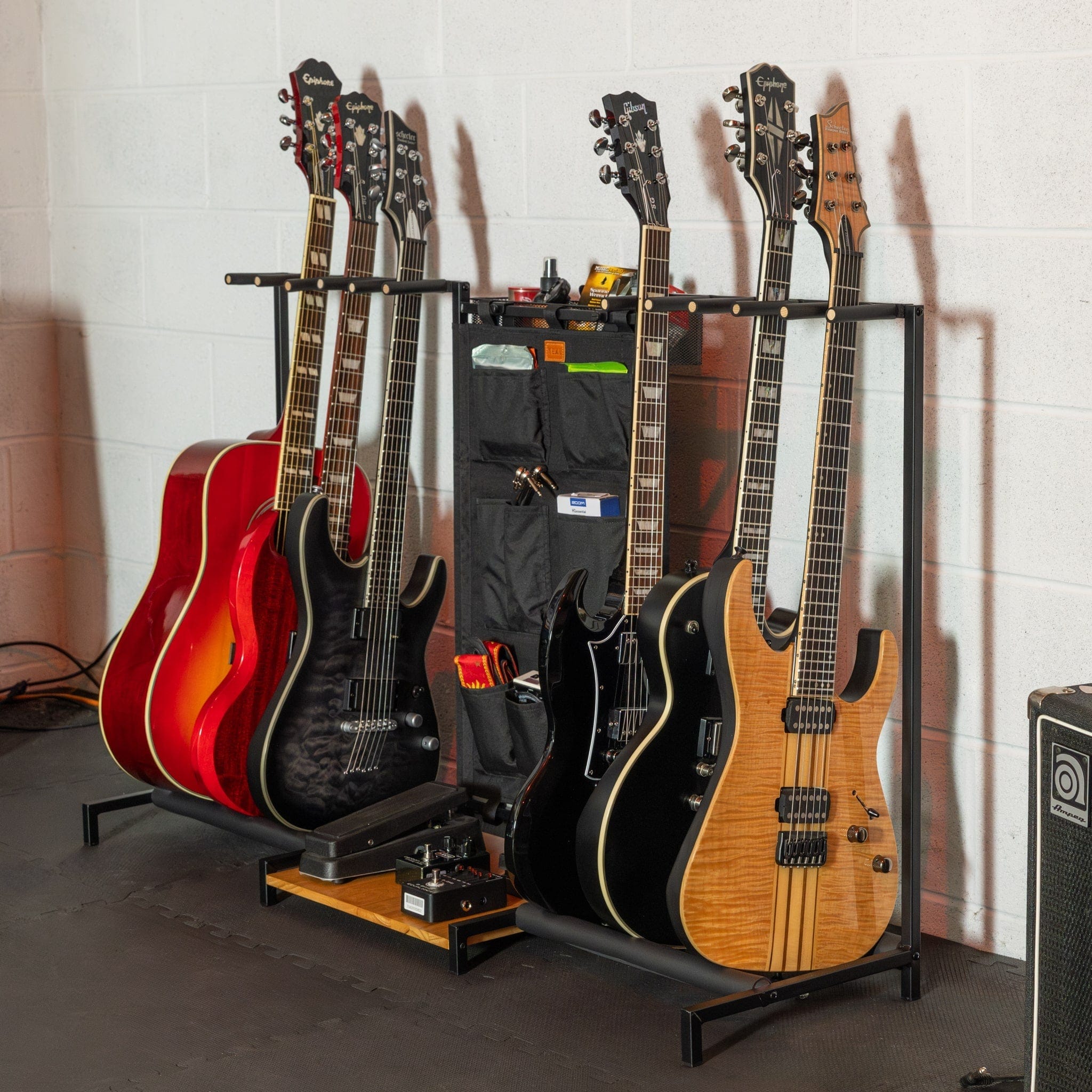 The Headliner 10 - Slot Guitar Rack | Black, , StoreYourBoard, , , at Festive Water Paddlesports