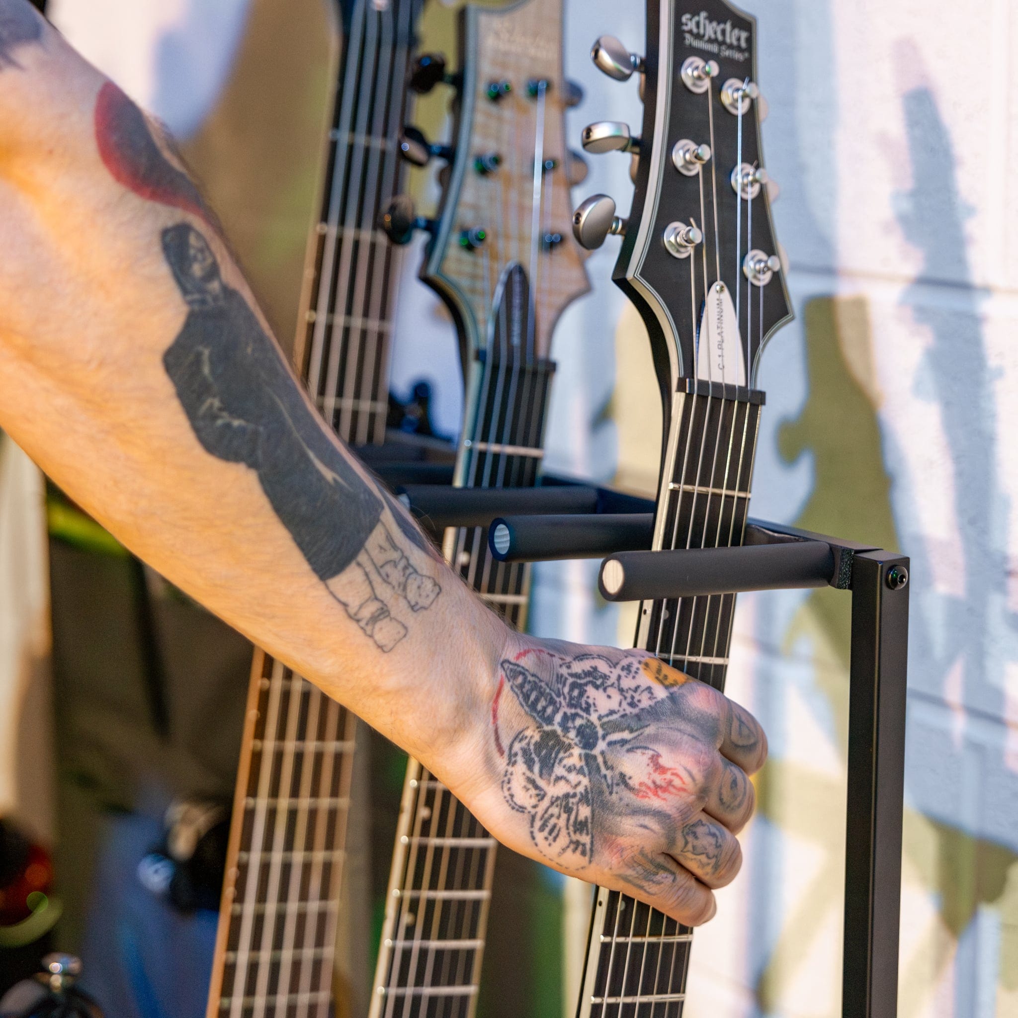 The Headliner 10 - Slot Guitar Rack | Gray, , StoreYourBoard, , , at Festive Water Paddlesports