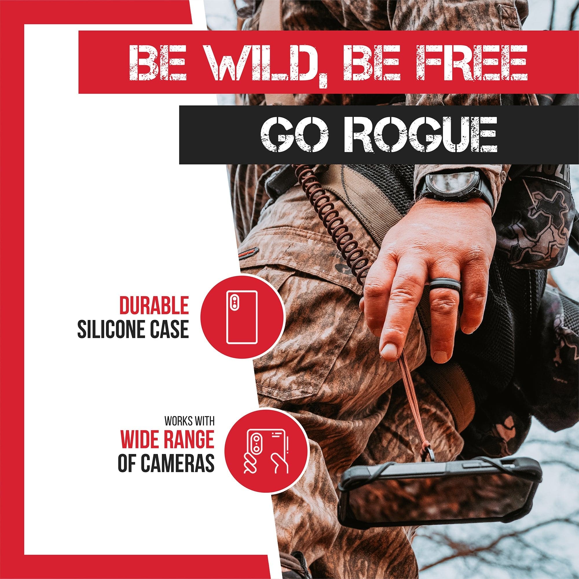 The Protector™ Phone Tether XD, , Rogue Fishing Co., Green, , at Festive Water Paddlesports