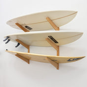 TidyTimber Surfboard Storage Wood Rack | Holds 3 Surfboards, Wall Mounted, StoreYourBoard, , , at Festive Water Paddlesports