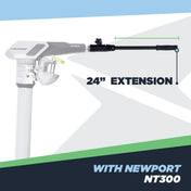 Tiller Extension Handle, Trolling Motor Accessory, Newport Wholesale, 32 Inch at Festive Water Paddlesports