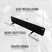 Torrey Pines Golf Bag Storage Rack | Holds 2 Golf Bags, Wall Mounted, StoreYourBoard, , , at Festive Water Paddlesports