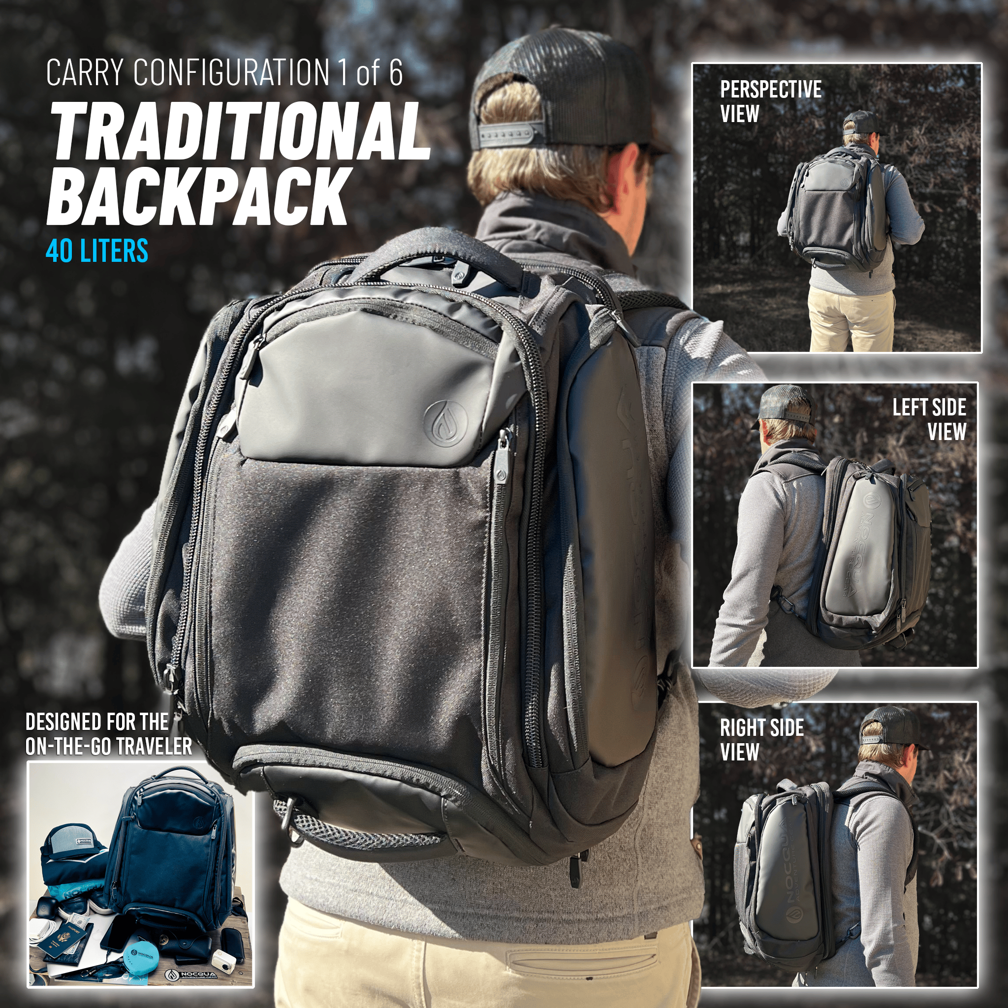 Traveler Backpack, , Nocqua Adventure Gear, , , at Festive Water Paddlesports