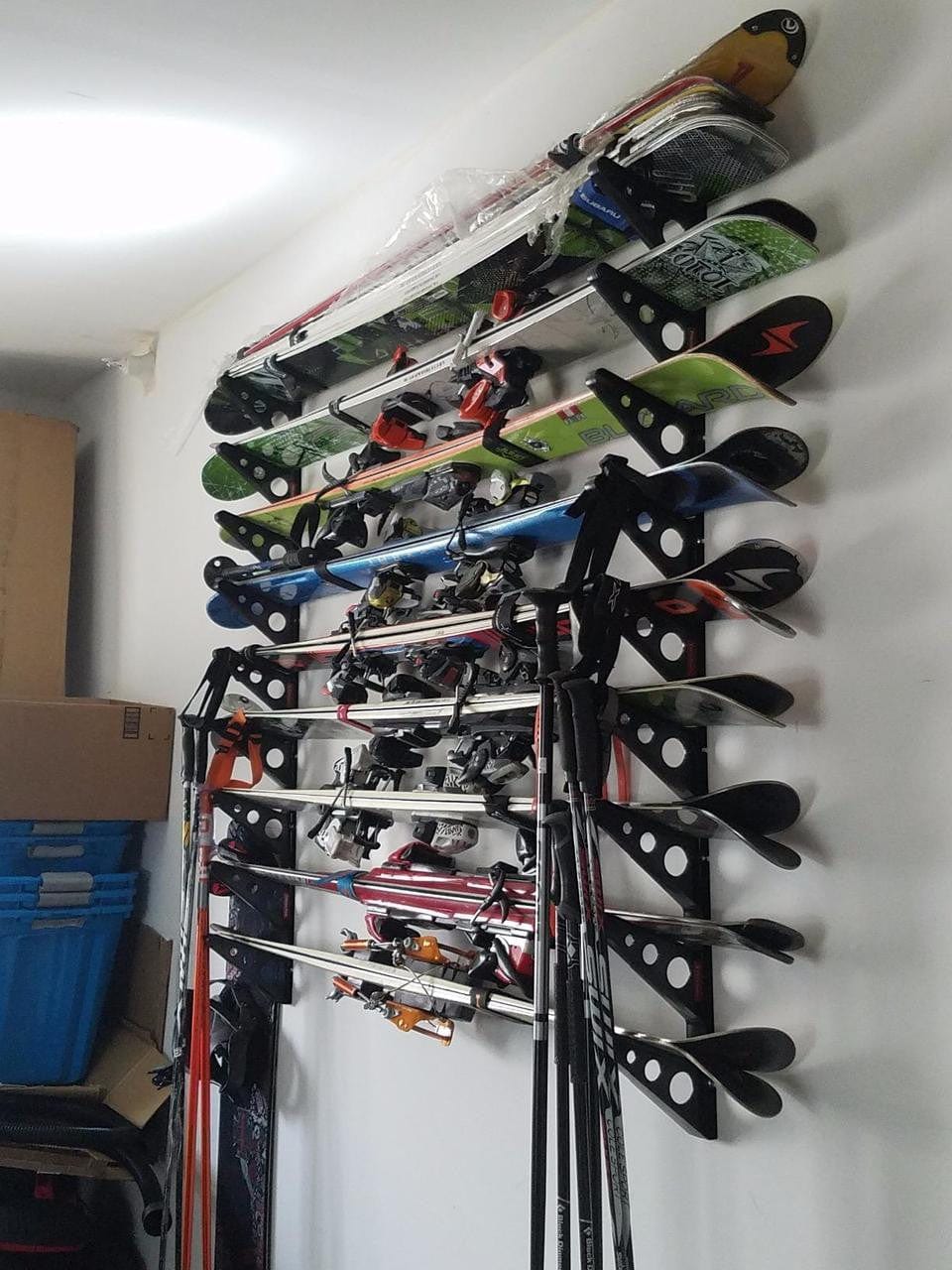 Trifecta Ski Storage Rack | 3 Levels, Wall Mounted, StoreYourBoard, , , at Festive Water Paddlesports