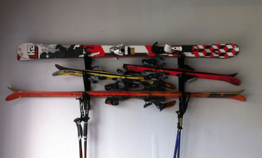 Trifecta Ski Storage Rack | 3 Levels, Wall Mounted, StoreYourBoard, , , at Festive Water Paddlesports