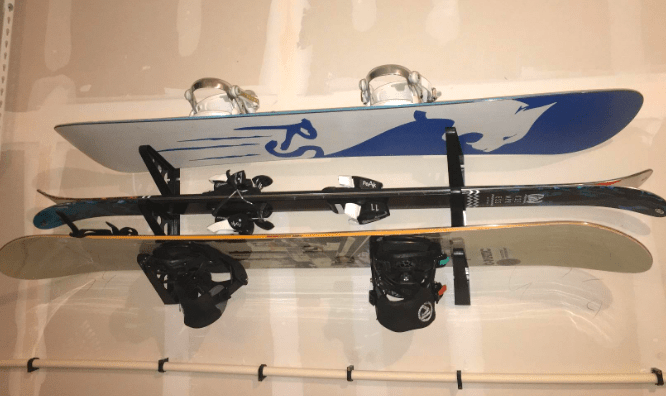 Trifecta Ski Storage Rack | 3 Levels, Wall Mounted, StoreYourBoard, , , at Festive Water Paddlesports