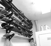 Trifecta Ski Storage Rack | 3 Levels, Wall Mounted, StoreYourBoard, , , at Festive Water Paddlesports