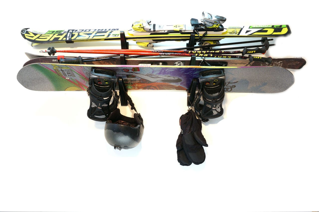 Trifecta Snowboard Storage Rack | 3 Levels, Wall Mounted, StoreYourBoard, , , at Festive Water Paddlesports