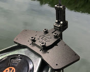 Triple Accessory Plate for Jackson, Bonafide 127, Hobie Outback, Mounting Plates, YakGadget, LLC, Bonafide 127, , at Festive Water Paddlesports