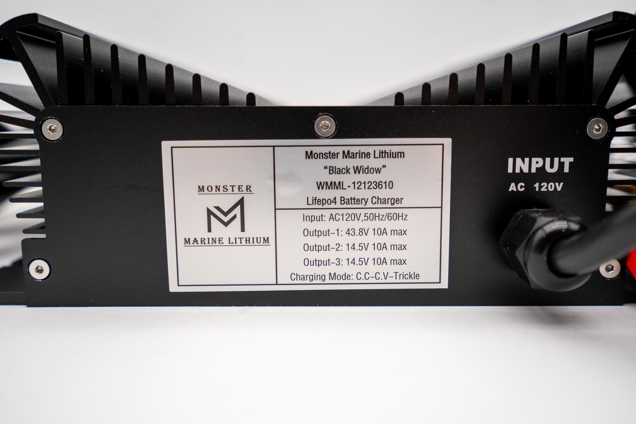 Triple Bank 12v, 12v & 36v marine waterproof Lead/AGM/Lithium charger, Chargers, Monster Marine Lithium, at Festive Water Paddlesports