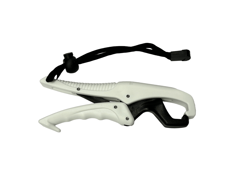 TuffGrips Floating Fish Gripper, General Accessories, YakGadget, LLC, Small 6" White and Black TuffGrips Floating Fish Gipper, , at Festive Water Paddlesports