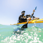 Ultralight Tetra 2-Piece Posi-Lok Bent Shaft Kayak Paddle, Kayak Paddle, Aqua Bound, 210 cm at Festive Water Paddlesports