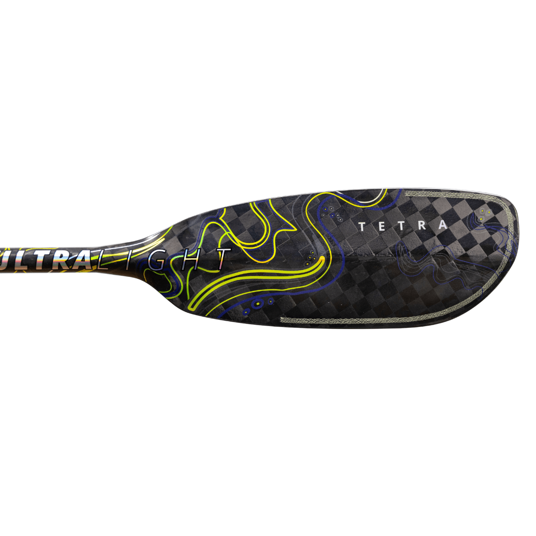 Ultralight Tetra 2-Piece Posi-Lok Kayak Paddle, Kayak Paddle, Aqua Bound, 200 cm at Festive Water Paddlesports