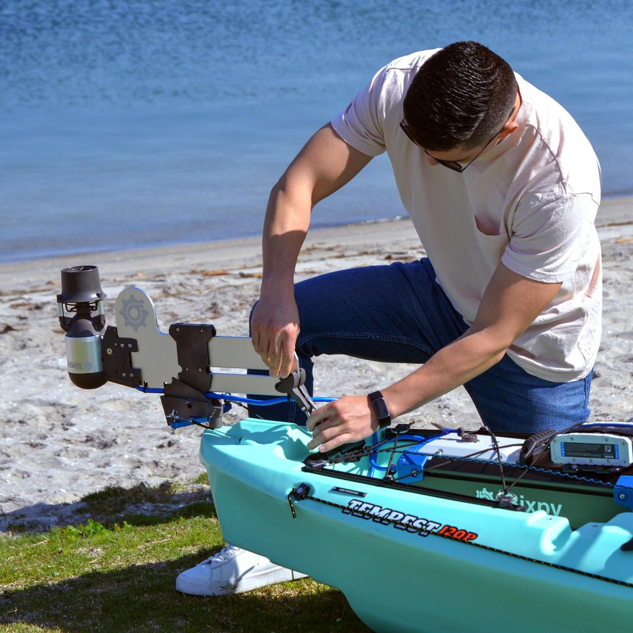Universal Versa Rudder Adapter Bundle, , bixpyusa, V - ARM™ Steering WillFit™ Gudgeon at Festive Water Paddlesports
