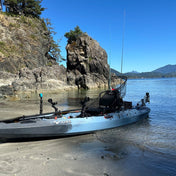 Universal Versa Rudder™, Mounting Adapters, bixpyusa, V - Arm™ Steering No Gudgeon at Festive Water Paddlesports