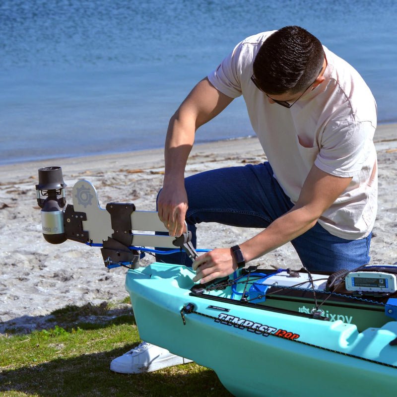 Universal Versa Rudder™, Mounting Adapters, bixpyusa, V - Arm™ Steering No Gudgeon at Festive Water Paddlesports
