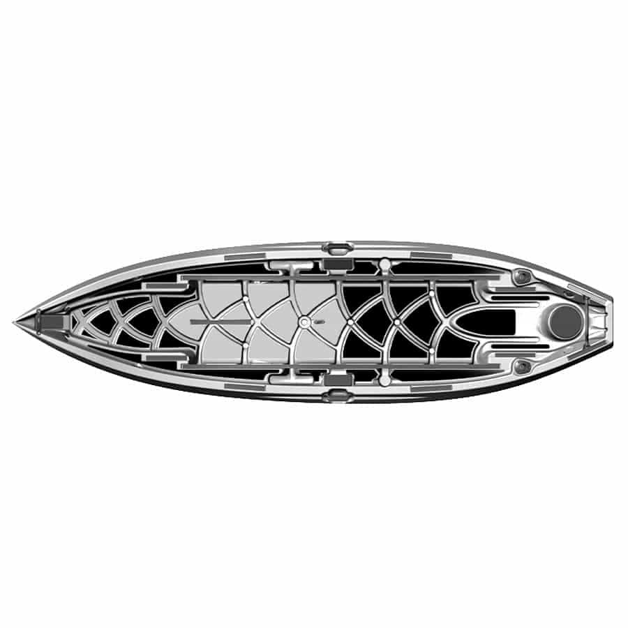 UNLIMITED Completion Decking Kit, , NuCanoe Inc, Black w/ Charcoal, , at Festive Water Paddlesports