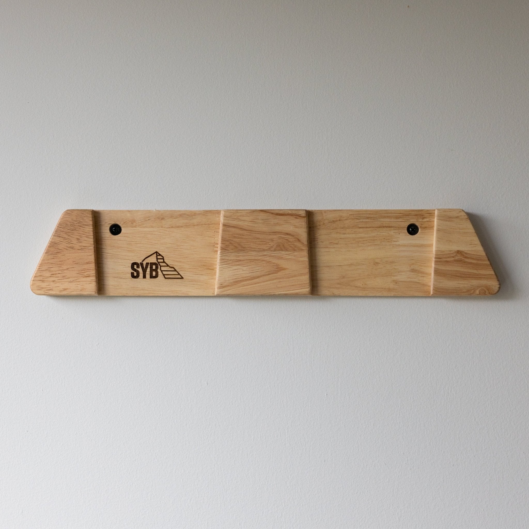 Vail Ski Display | Minimalist Wood Rack | Medium, Wall Mounted, StoreYourBoard, , , at Festive Water Paddlesports