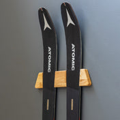Vail Ski Display | Minimalist Wood Rack | Medium, Wall Mounted, StoreYourBoard, , , at Festive Water Paddlesports